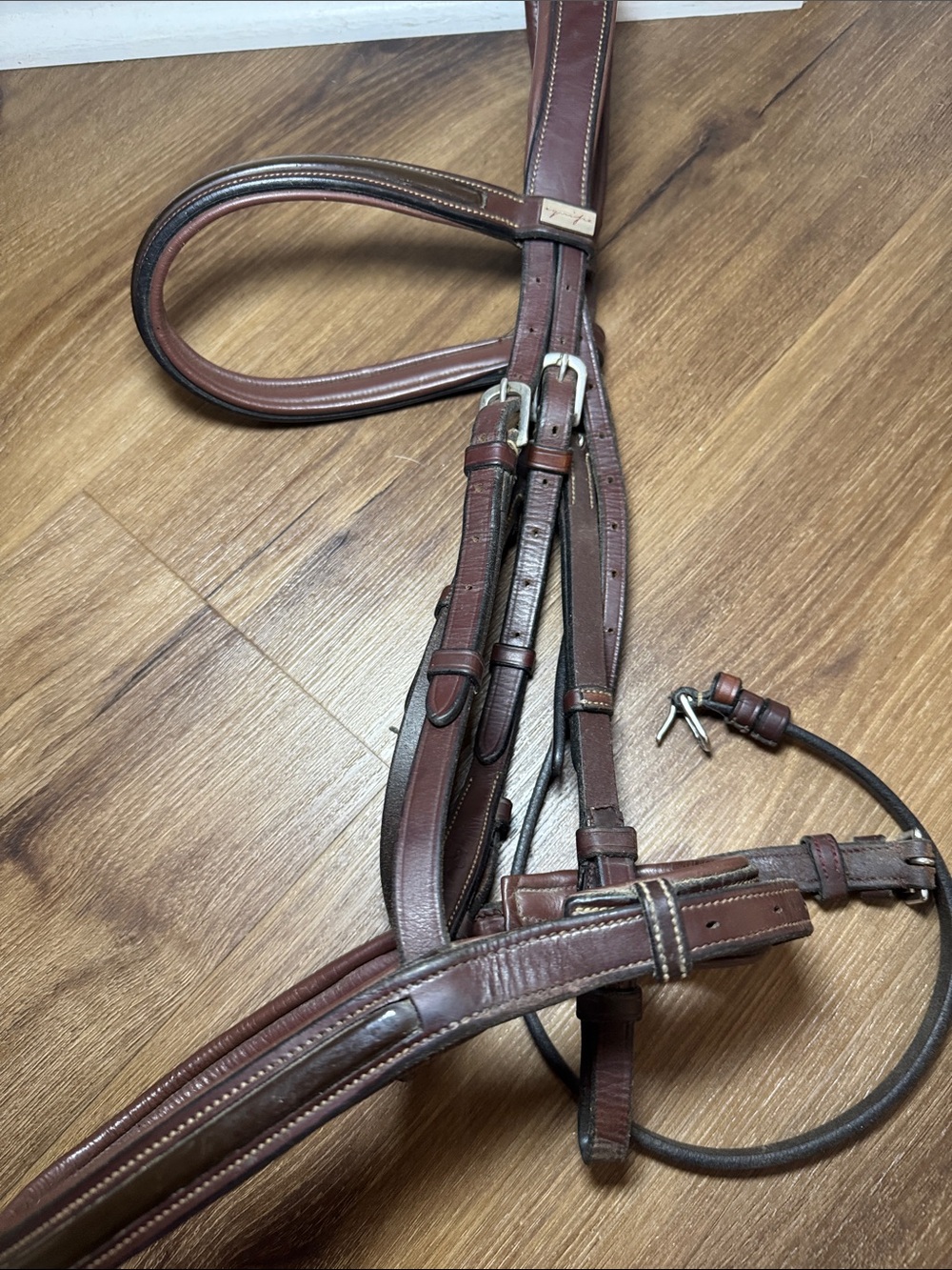 🐴 Equipe Full/Horse Bridle w/Patent Leather Accents. 🐴 - Picture 8 of 9